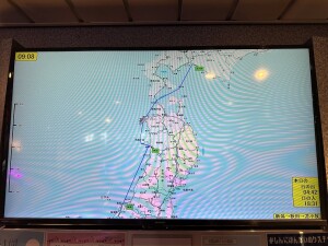 2日目　秋田港寄ってからの苫小牧東港へ